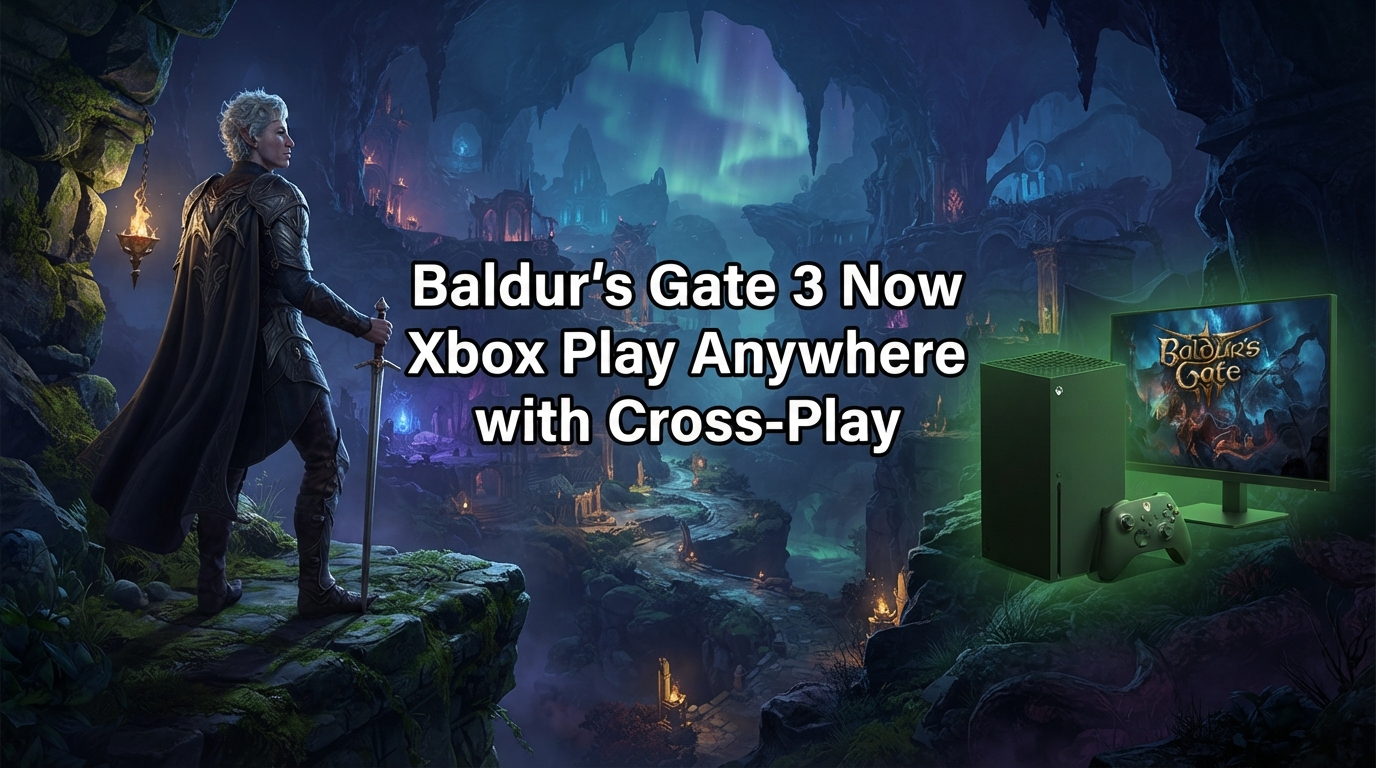 Baldur's Gate 3 Now Xbox Play Anywhere with Cross-Play