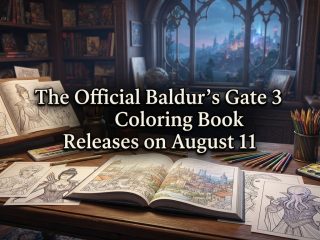 The Official Baldur's Gate 3 Coloring Book Releases on August 11