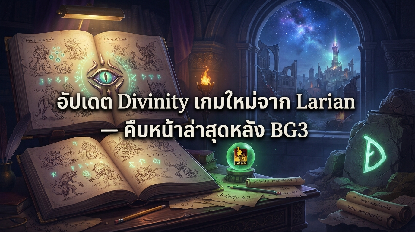 อัปเดต Divinity เกมใหม่จาก Larian — คืบหน้าล่าสุดหลัง BG3